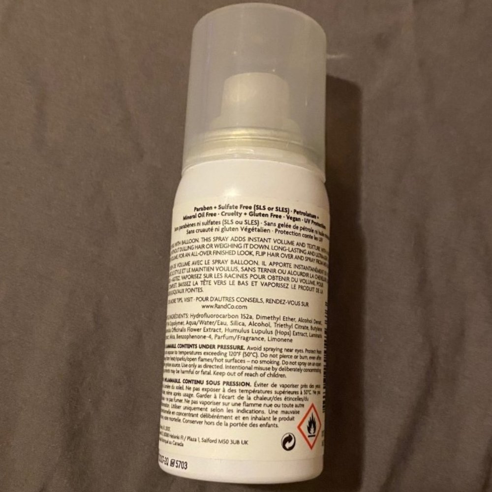 NEW! R+Co Balloon Dry Volume Spray - Picture 2 of 2